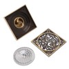 Antique Deodorant Floor Drain European Style Square Shower Floor Drain
