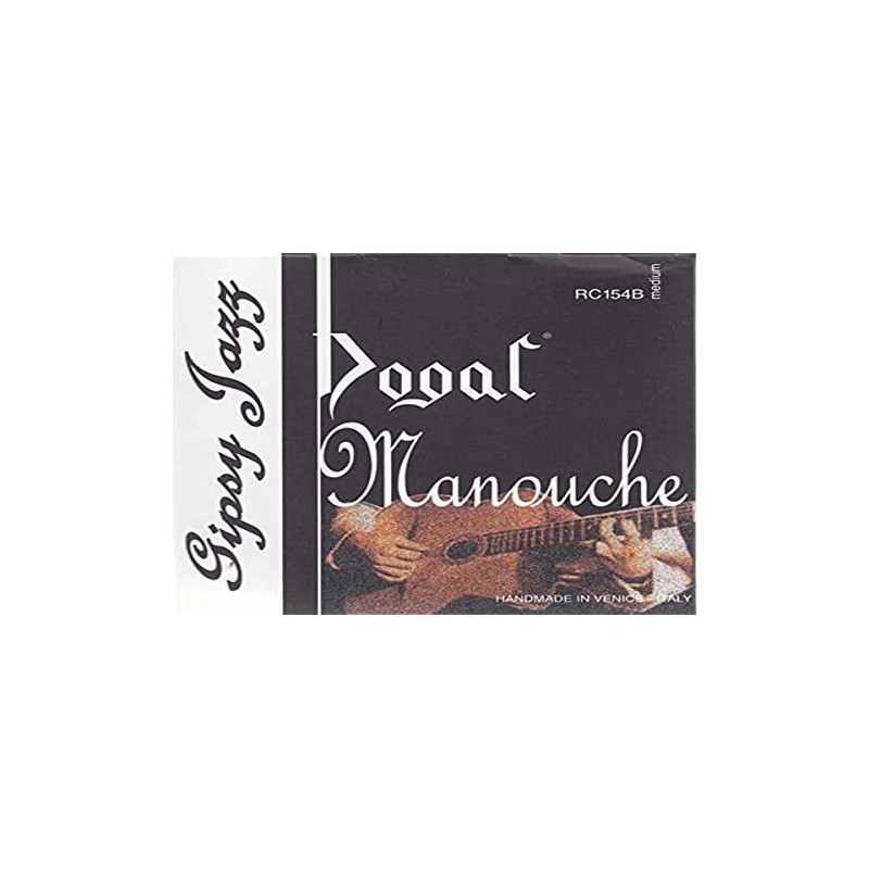 Dogal RC154B MANOUCHE Acoustic (Silk & Steel) Silverplated Wound, medium