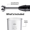 Braun MQ50001M MultiQuick 5 Vario Hand Blender, Black