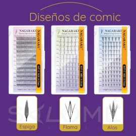 Pestañas Nagaraku Comic En Espiga, Estilo Anime Spire                                                                                                 
