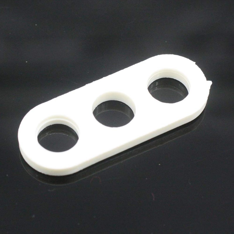 Polyamide Strain Relief 3-Hole 32 x 12 x 2.5 mm