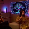 Blacklight Tree of Life Tapestry - UV Reactive Spiritual Life
