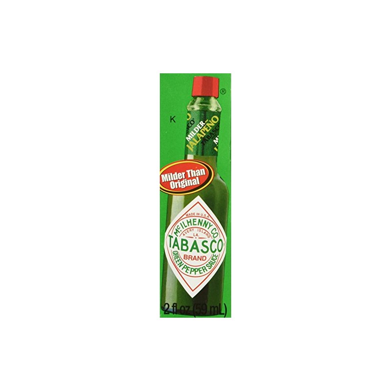 TABASCO brand Green Jalapeno Pepper Sauce; 2 oz bottle