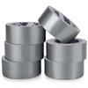Lockport Silver Duct Tape - 6 Roll Multi Pack -