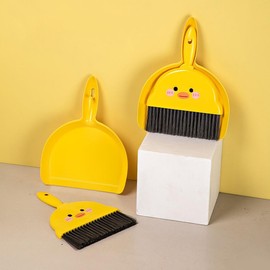 2 Pack Cage Cleaner for Guinea Pigs, Hamsters, Chinchillas, Rabbits, Reptiles, and Other Small Animals - Cleaning Tool Set for Animal Waste - Mini Dustpan and Brush Set