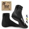BPS 'Piha' Water Socks (Black with Rubber Grip Soles, Medium)