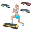 Unbranded 43'' Exercise Aerobic Step Platform Adjustable Fitness Stepper W/4