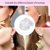 Rubber Earring Backs Soft Clear Earring Backings for Studs Hypoallergenic