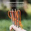 Boundless Voyage 4/8/12PCS Titanium Alloy Lightweight Camping Tent Stakes Pegs