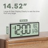 JALL 14.5" Large Digital Wall Clock Battery Operated with Big