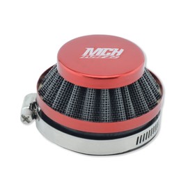 MCHMFG 58mm Air Filter for Dellorto SHA Carb Carburetor Tomos A35 Minarelli Puch Moped 47cc 49cc Mini Pocket Dirt Bike (Red), MCH1AAO008
