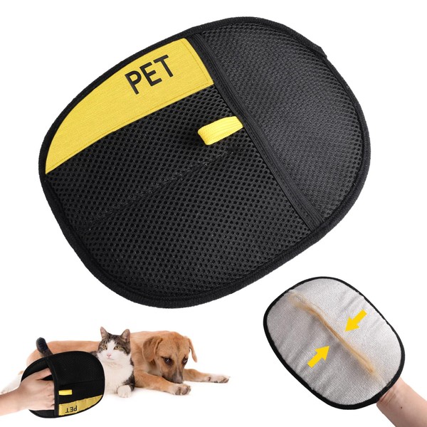 lasuroa Pet Hair Removal Gloves, Electrostatic Cat Hair Remover for