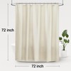 Awellife Waffle Shower Curtain, Shower Curtains for Bathroom 230 GSM,