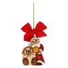 THUN - Christmas Decoration Santa Claus with Teddy Maxi -