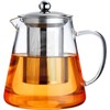 PARACITY Glass Teapot Stovetop 44 OZ, Borosilicate Clear Tea Kettle