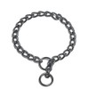 Platinum Pets Coated Chain Training Collar, 16-Inch by 2-1/2mm, Black