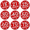 Party People 25th Birthday Badge - 59mm - Novelty 25th