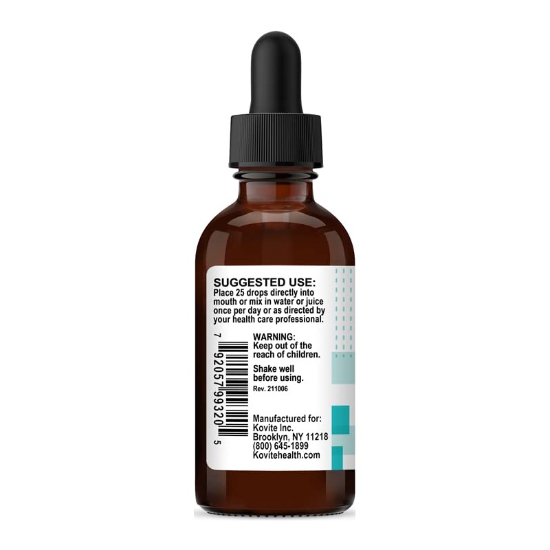Kovite B Complex Liquid Fast Absorption - Raspberry - 2