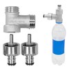 Beer Brewing Adapter Converter Carbonation Conversion Connector for PET Bottle