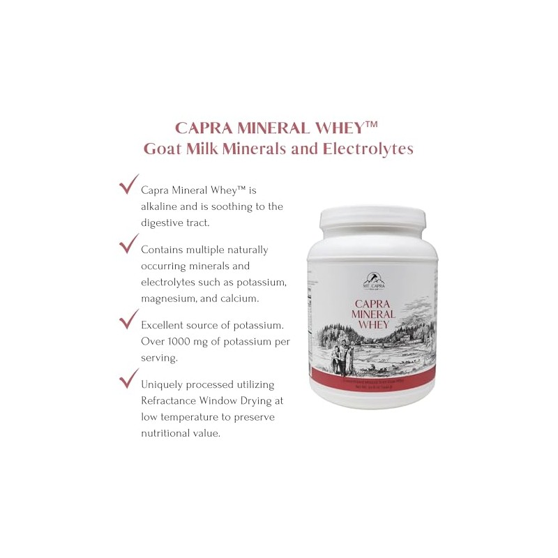 Mt. Capra Capra Mineral Whey, 1440-gram Plastic Jar by Doctors