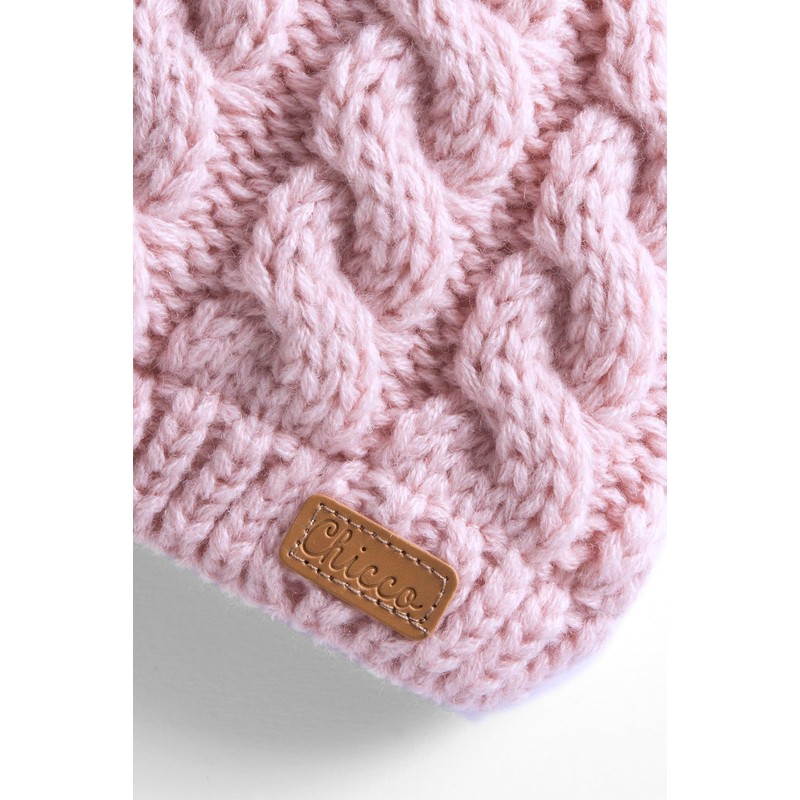 Chicco Unisex Cotton Jersey Winter Hat and Gloves Set in