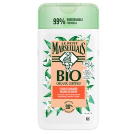 Le Petit Marseillais Organic Certified Orange Blossom Shower Cream (250 ml), pH Neutral Shower Gel and Gentle Aroma Shower with Particularly Pleasant Fragrance, Transparent