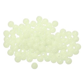 YELARXI Fishing Beads Glow Soft Plastic Fish Rigs 4 mm (1000 Pack, Natural Color)