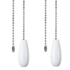 Ceiling Fan Chain Pulls White Wooden Pull Chain Extension for