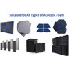 New Path Designs Double-Sided Acoustic Foam Panel Mounting Squares, 192-Pack,