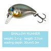 SEABUZZ Wobbler Chub Bug 2.4 g x 2.7 cm Flat