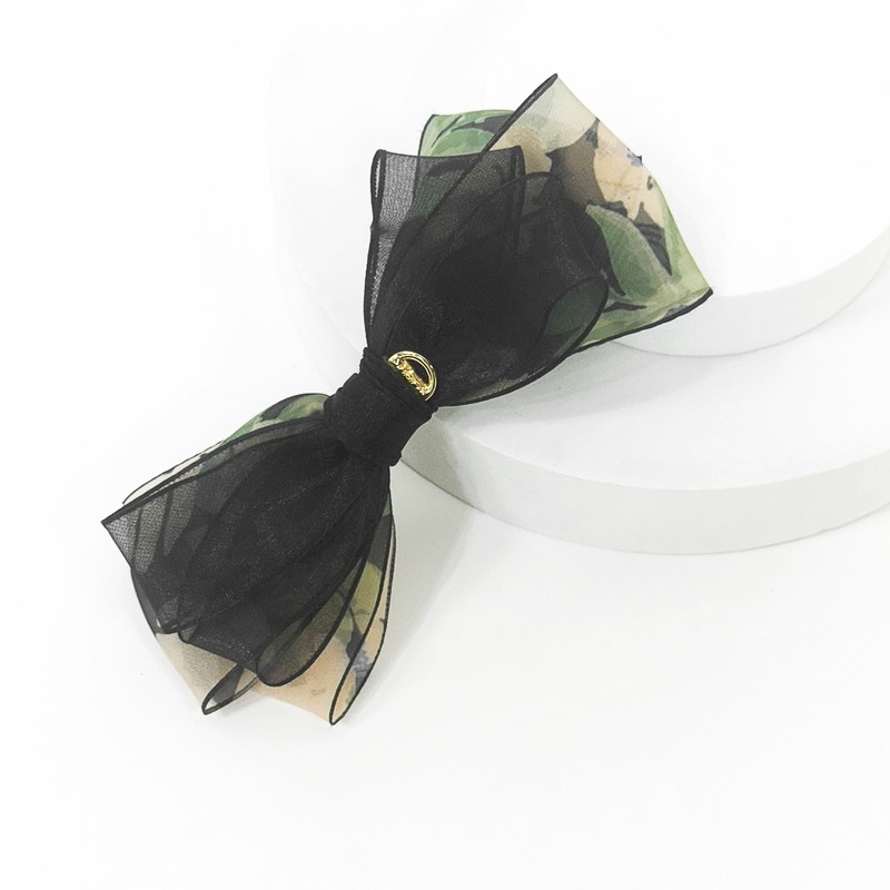 Burnaby Floral Moss Black Hairpin Pin Option / 버나비 플로럴모스