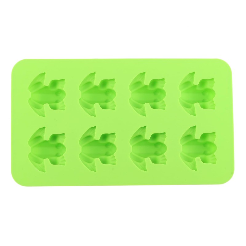 AIBOYA 8 Cavity Passover Frog Silicone Candy Molds Frog Shaped