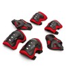 Helmet & Pads Red Universal Child Cycling