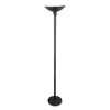 Alera ALE Torchier Floor Lamp, 72" High, Black