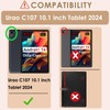 DETUOSI Silicone Case Compatible with Urao C107 10.1 inch Tablet,