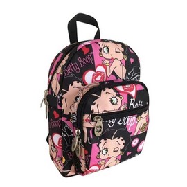 LuxeBag Canvas Cute Mini Backpack (Multi)