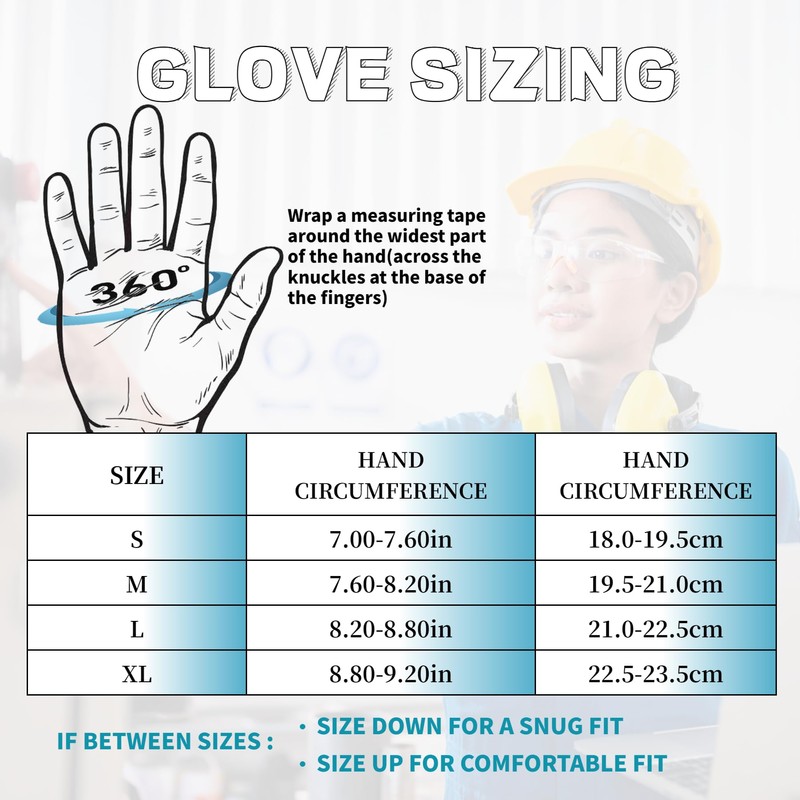 MSUPSAV Utility Work Glove,Multipurpose Work Gloves for Men,Multifunctional Synthetic Leather