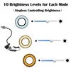 CeSunlight Clip Light, 8W Clamp Bed Lamp, Bedside Led Reading