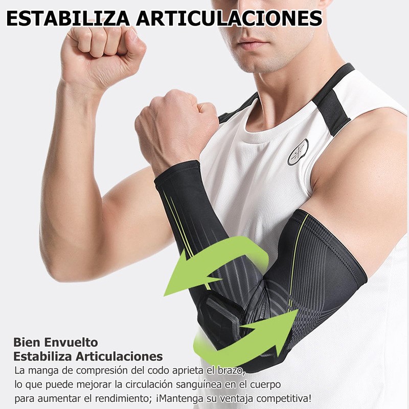 Protector de Brazo para Codera Deportivas, 1 Pieza Coderas para