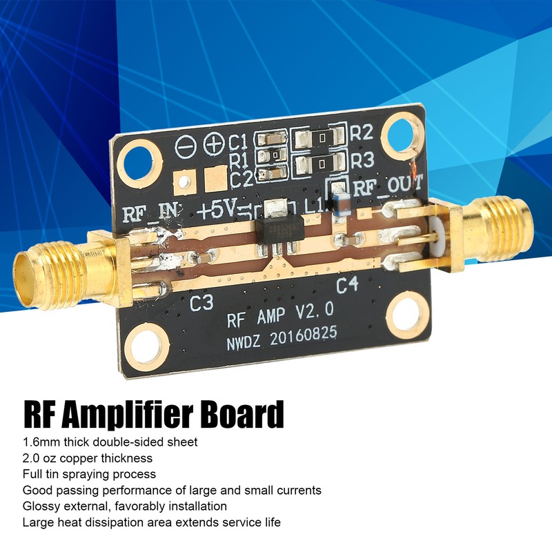 RF Amplifier Module Broadband 0.05‑6G High Linearity Medium Power Electronic