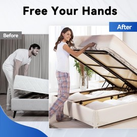 20 inch 200 LB Gas Prop Struts Shocks, 20" 889 N Gas Spring Lift Supports for Heavy Duty RV Murphy Bed Truck Trailer Cap Tonneau Cover Floor Hatch Trap Door (Very Strong, Support Weight: 170-220 LBS)