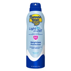 Banana Boat Spf#50+ Light As Air 6 Ounce Spray (Pack of 2)