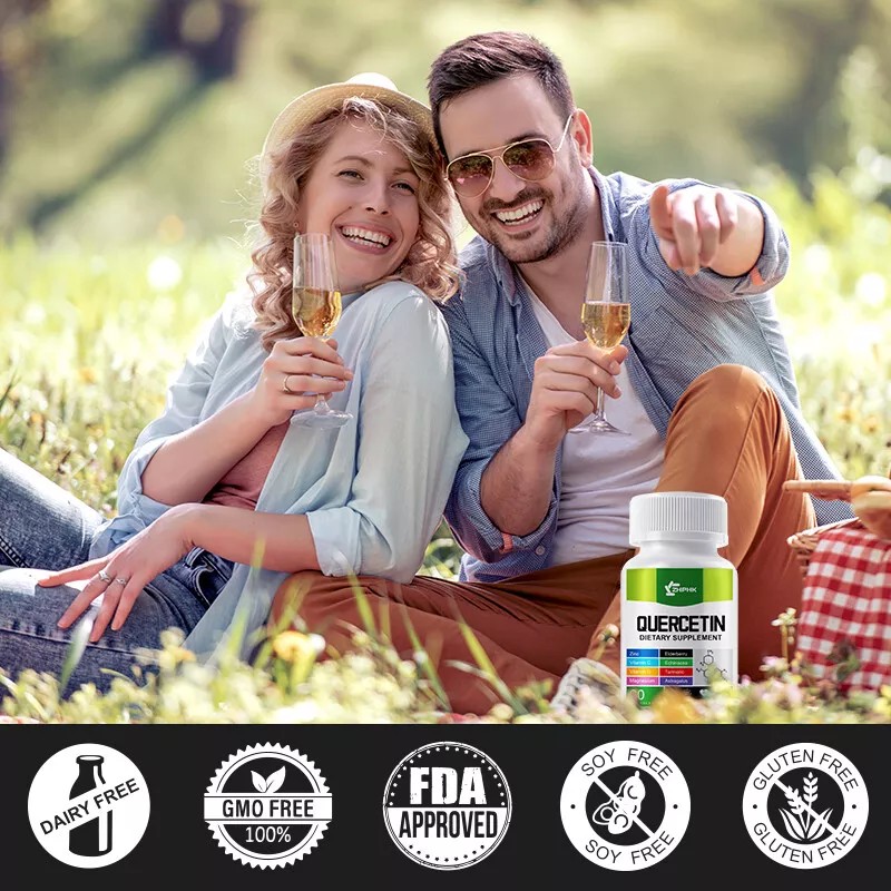Quercetina 1000mg, Zinc, Vitamina C, Vitamina D, Magnesio - 9
