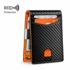 Carbon Fiber RFID Blocking Wallet for Men Slim Minimalist Card