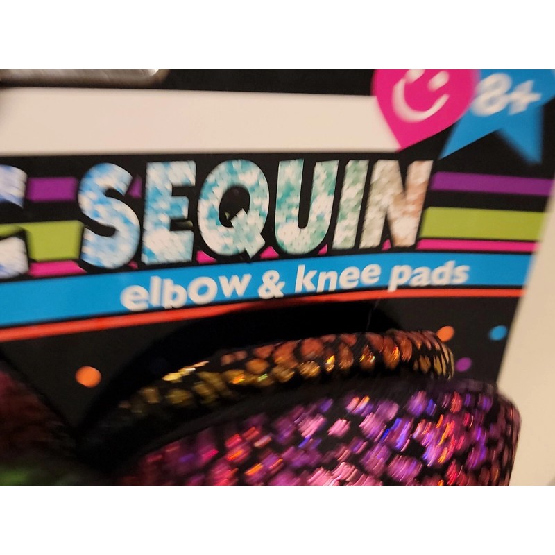 little miss MAGIC Sequin Knee & Elbow Pads Set Hardshell