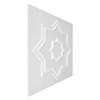 MARBET DESIGN 3D Wall Panels, Polystyrene Panels, White, 50 x
