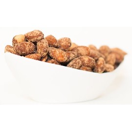 1001 Frucht Mandeln mit Speck geräuchert 250 g I ganze Mandeln geröstet und gesalzen I Premium Mandelkerne Rauch-Aroma I geröstete Mandeln mit eigener Gewürzmischung I gesalzene Mandeln Spanien