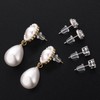 1000Pcs Bullet Clutch Earring Backs Earring Safety Backs Clear Earring