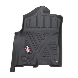 MotorPower Care, 3D TPE Floor mat, for Compatible with fits/ 2013 to 2024 Dodge Ram 1500/2500 / 3500 Crew Cab TPE All Weather, Heavy Duty Floor Liner Custom