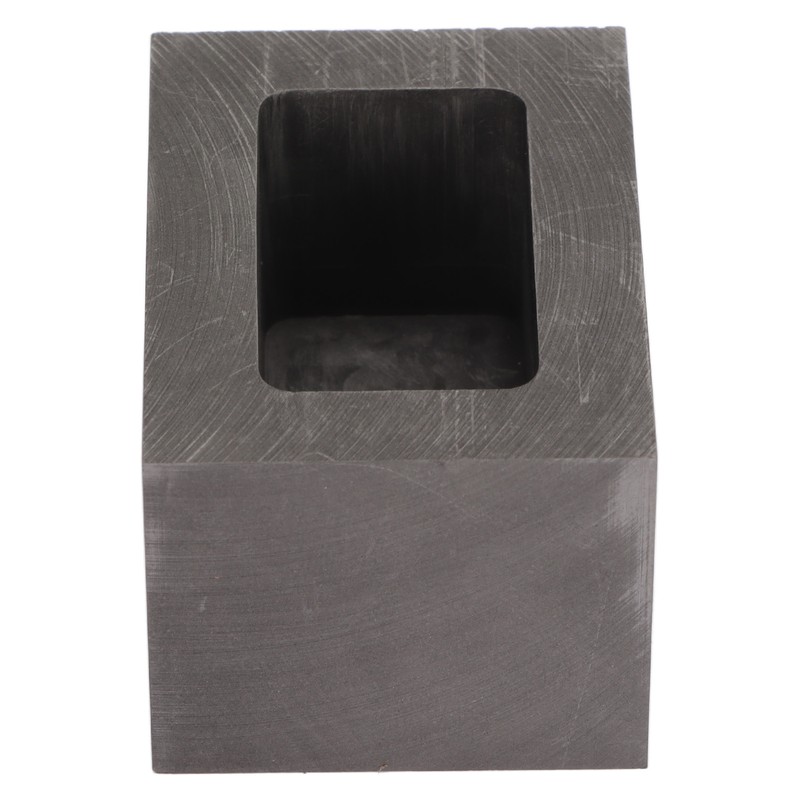 Rectangular Graphite Ingot Mold Jewelry Metal Refining Mould Crucible for